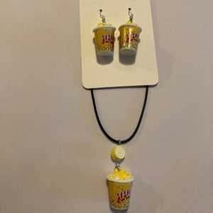 Handmade Popcorn Jewelry Set